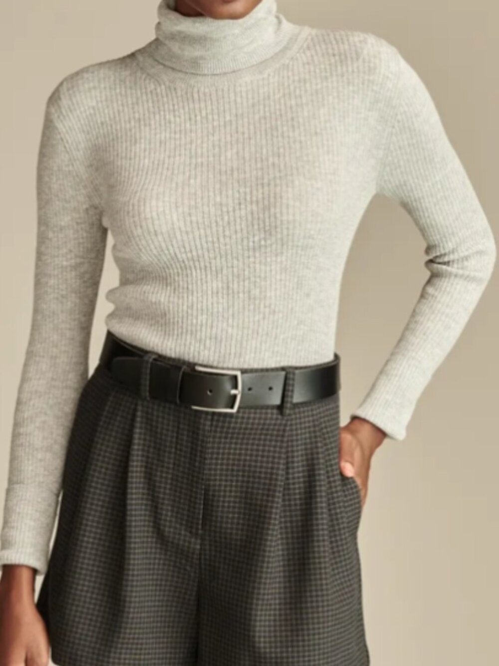 Lucky Brand - Rib-Knit Turtleneck Sweater